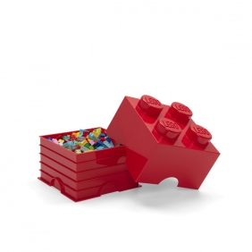 LEGO, Pojemnik klocek Brick 4 - Czerwony (40031730)